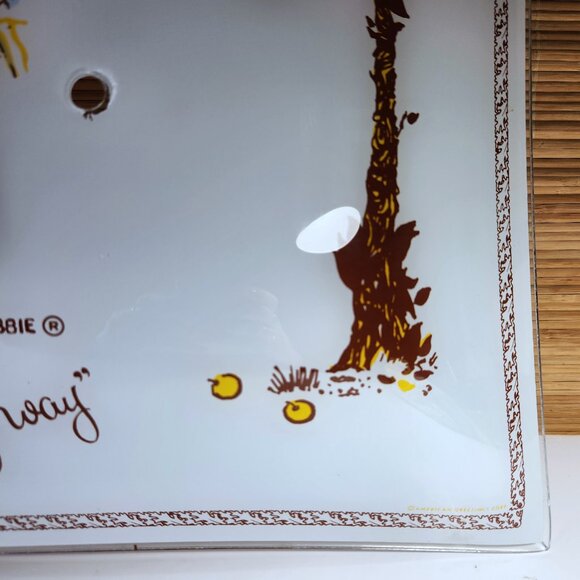 Vintage Holly Hobby Ceiling Light Glass Shade Cover 1970s Mid Century - Picture 6 of 16